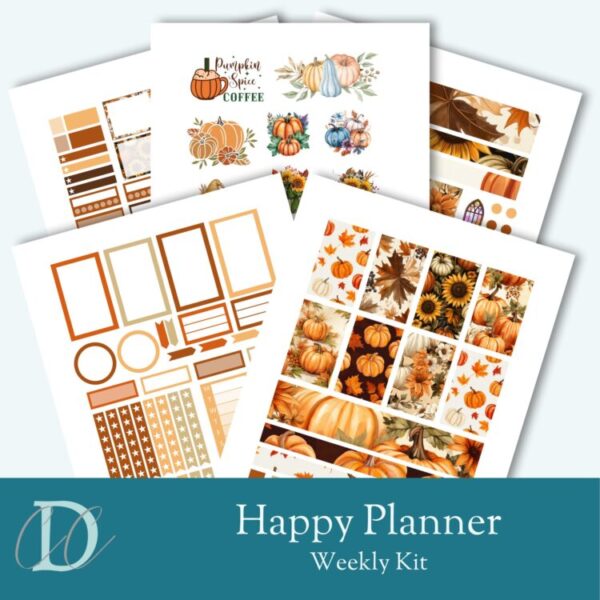 Happy Planner Autumn Sticker Bundle