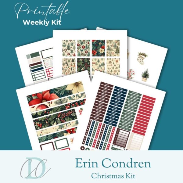 Erin Condren Christmas Sticker Bundle